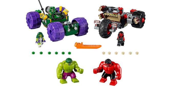 Lego Marvel nº 76078 Hulk vs Hulk Rojo
