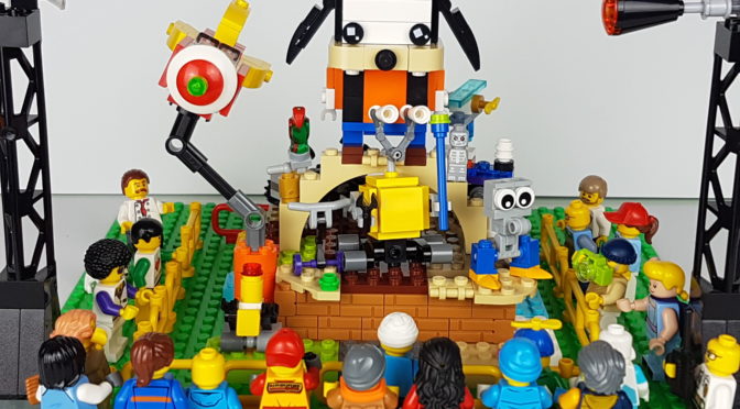 Moc de una Falla con Bricks Lego.