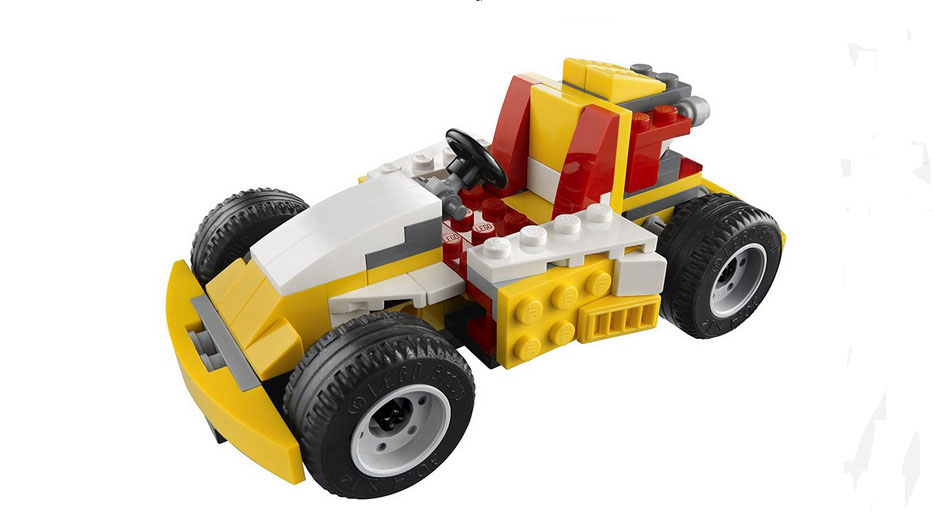 Lego creator nº 31002 3 en 1coche de carreras kart