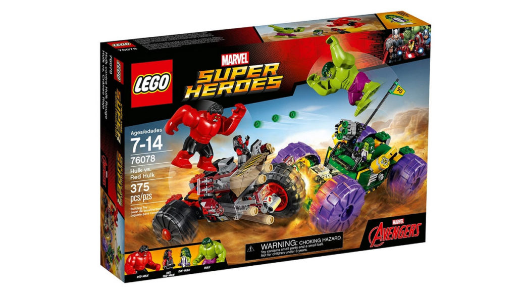 lego marvel super heroes n 76078 Hulk vs Hulk Rojo caja