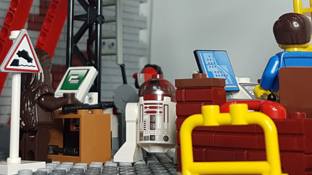4 de Mayo dia Internacional de Star Wars Moc taller de reparacion naves Star WarsObi-Wan's Jedi Interceptor de lego5