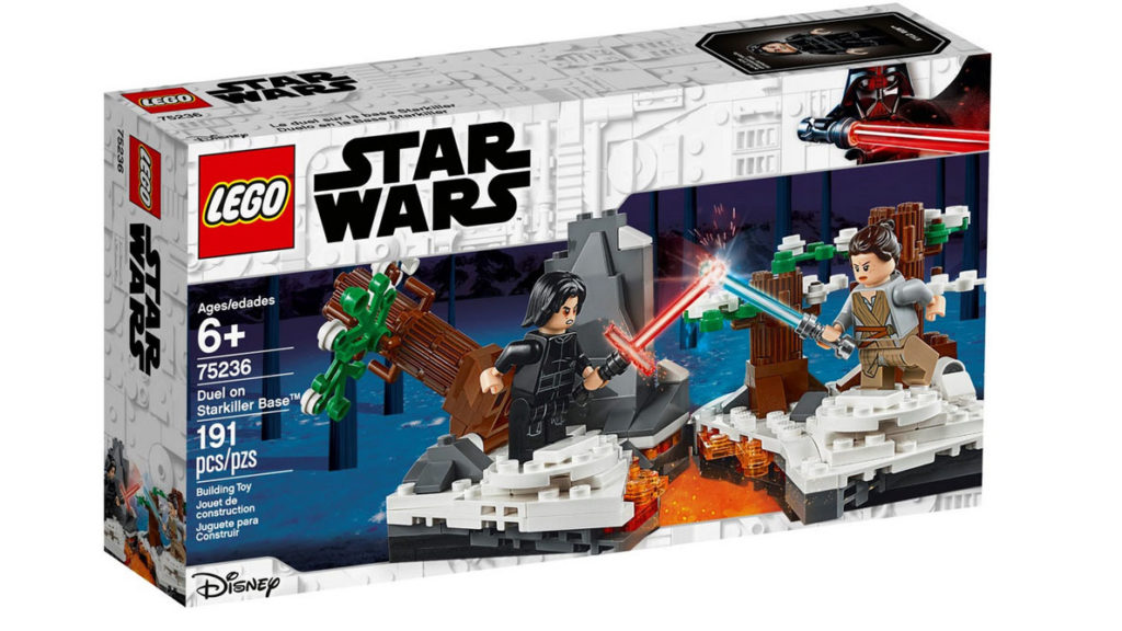 Lego Star Wars nº 75236 Duelo en la base Starkiller caja frontal