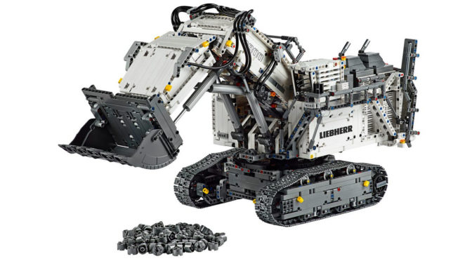 Lego-Technic-nº-42100-Excavadora-Liebherr-R-9800