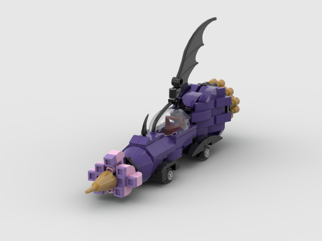 Lego Moc 11 El Súper Perrari (El auto doble cero) render 00