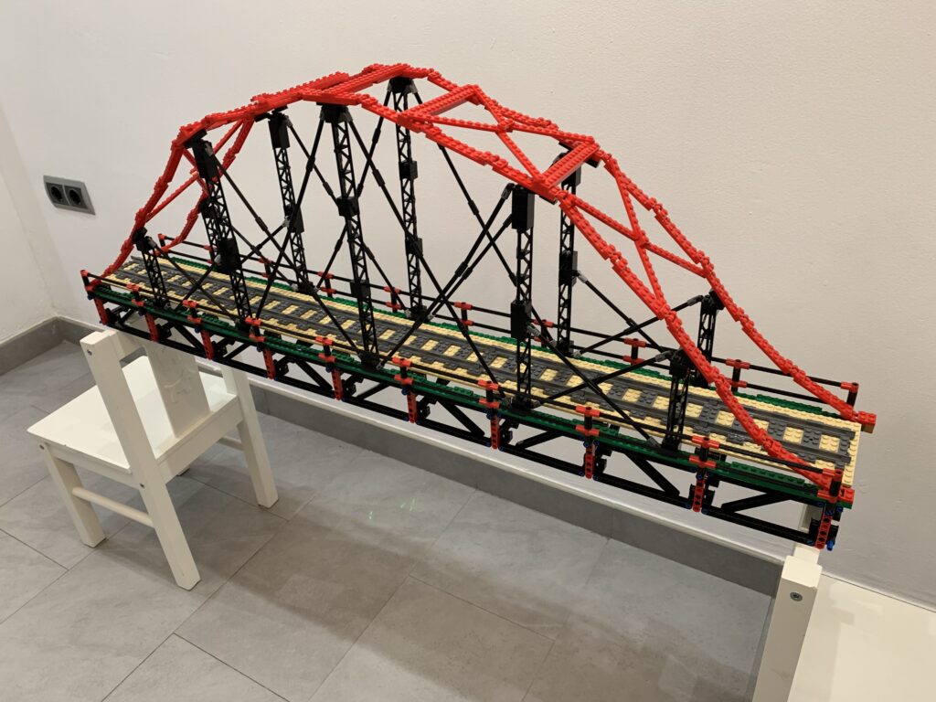 Moc Puente Lego 1 vía terminado