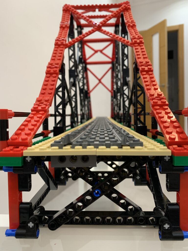Interior puente Lego 1 vía