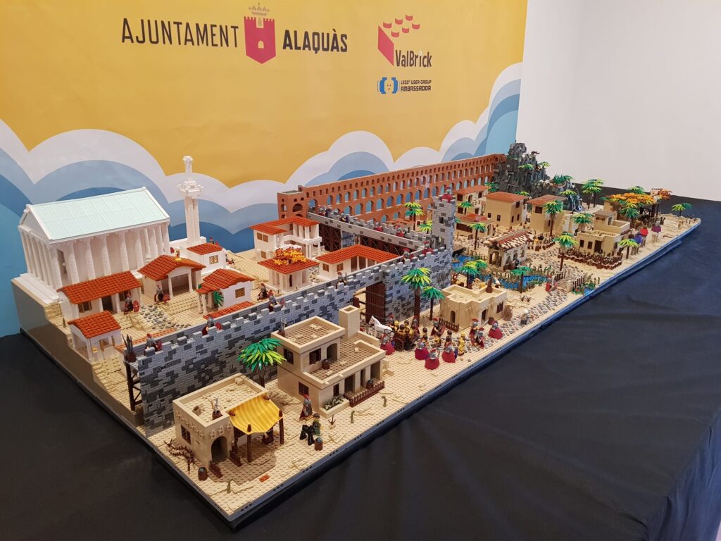 Exposición Lego Castillo Alaquás 2020 Valbrick Poblado Navideño