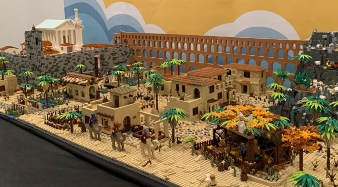 intro Poblado Lego exposicion Castillo Alacuas navidad 2020 Valbrick