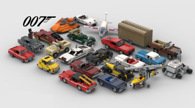 000 Moc Lego colección coches James Bond