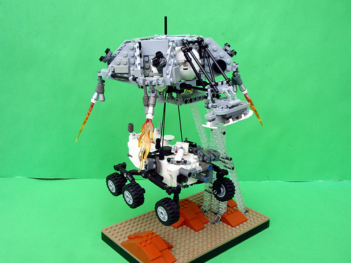 Lego Curiosity Aterrizaje 