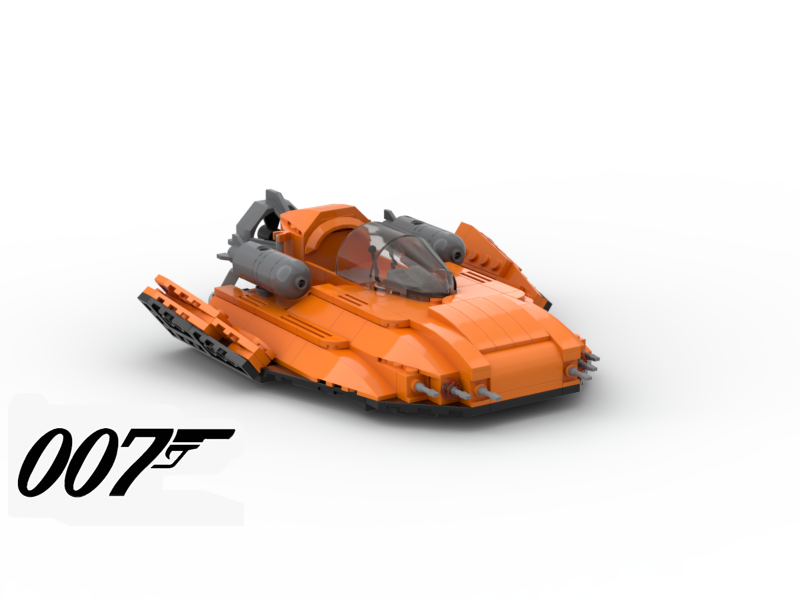  Moc Lego SEAL Delivery Vehicle (SDV)​​ Orange