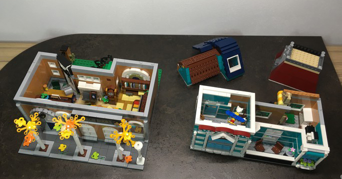 Mod Lego Librería 10270 interiores