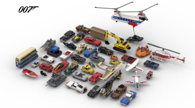100 Moc Lego colección coches James Bond 007 inicio