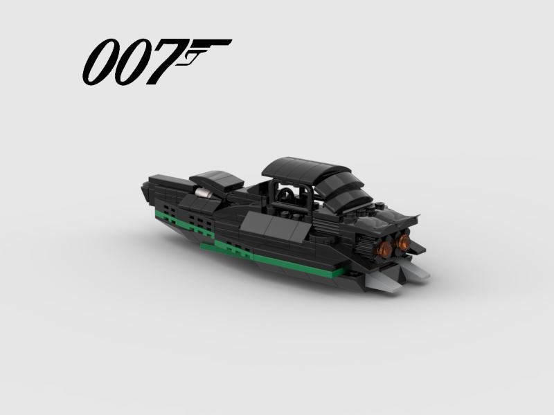 Moc Lego Q Boat 007 James Bond