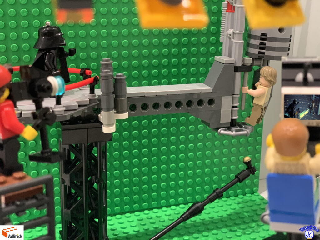 Moc Lego pasarela Darth Vader lucha contra Luke , yo soy tu padre.