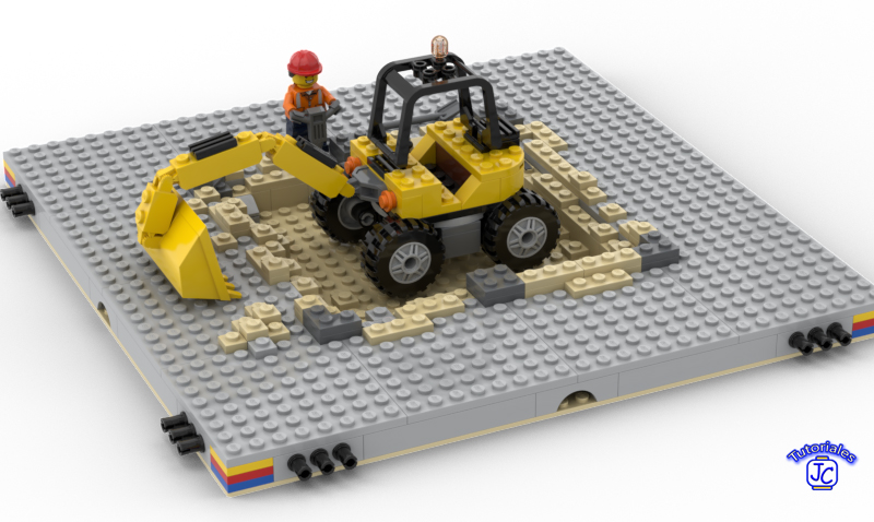 Hueco obra en base MILS Lego