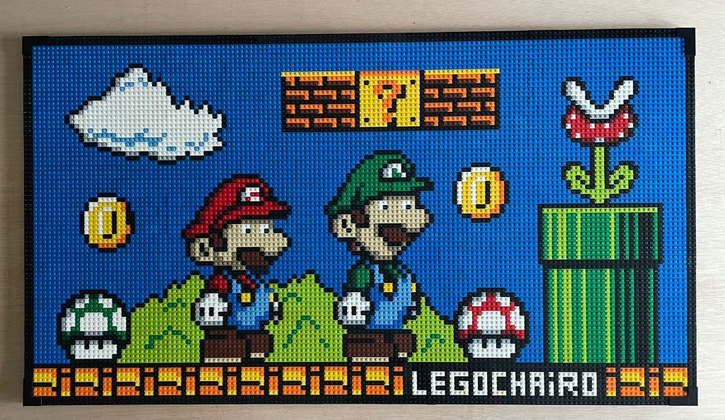 MOC_Mosaicos_Lego_Mario_Luigi_lego_Chairo