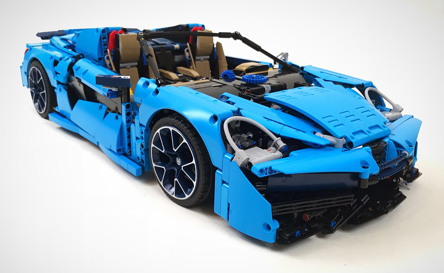 Montajes Alternativos Lego Technic  Bugatti Chiron 42083  McLaren Spyder