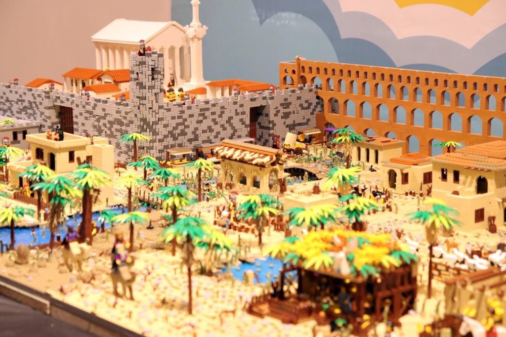 Poblado  exposición Lego Alaquàs 2021 de Valbrick 