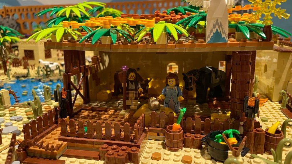 Poblado  exposición Lego Alaquàs 2021 de Valbrick 