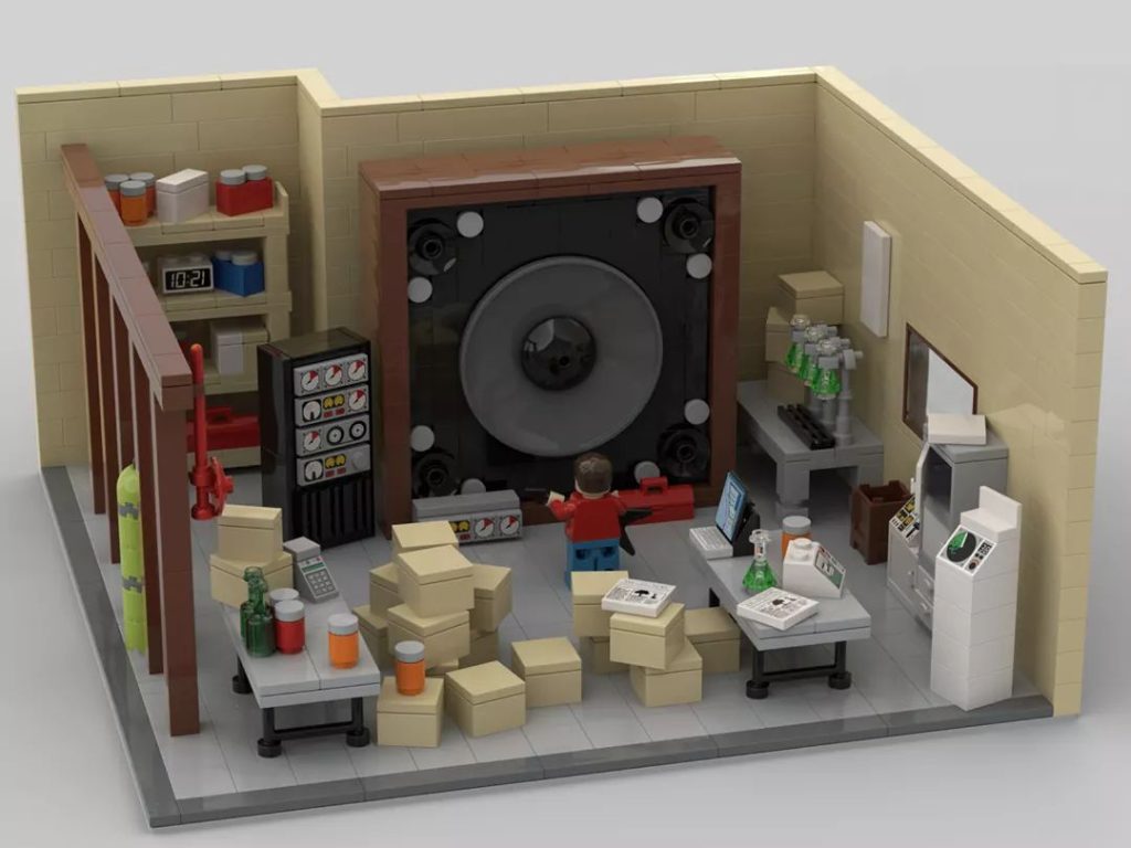 Lego Máquina del Tiempo de Regreso al Futuro moc escenas
