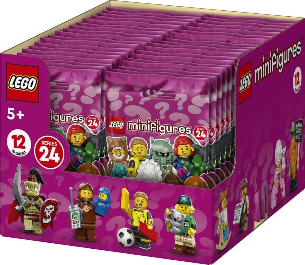 caja de sobres serie completa numero 24 lego