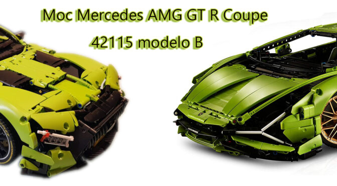 MOC LEGO TECHNIC Mercedes-Benz AMG GT-R Coupe_00 alternativo 42115 sian